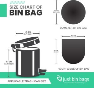 Heavy Duty Bin Bags 120 gauge | Sapphire | 30 Micron - Image 5