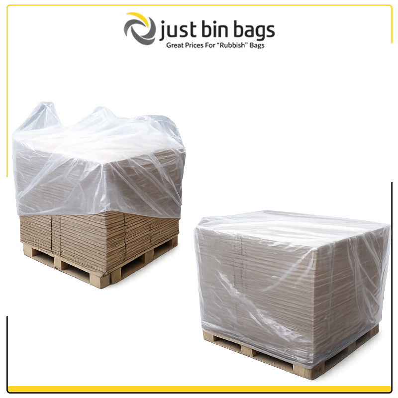 13 Pallet Hoods - 75 per roll - fits 1000 x 1200mm pallet - Image 1