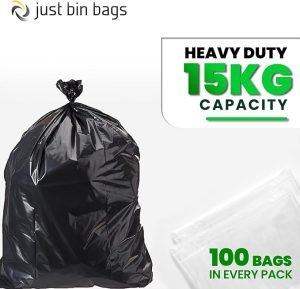 120-240L Black Wheelie Bin Liners - Case of 100 - Heavy Duty - Image 3