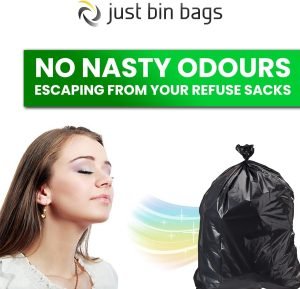 120-240L - Black Wheelie Bin Liners - Case of 100 - Medium Duty - Image 5