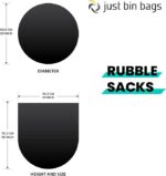 Blue Rubble Sacks On Roll, 10 Per Roll - 380 Gauge, 95 Micron - Image 2