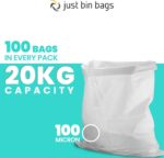 Clear Rubble Sacks - Extra Heavy Duty -  20Kg 100 per Box - Image 5
