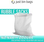Clear Rubble Sacks - Extra Heavy Duty -  20Kg 100 per Box - Image 2