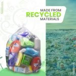 120-240L Clear Wheelie Bin Liners - Case of 100 - Medium Duty - Image 3