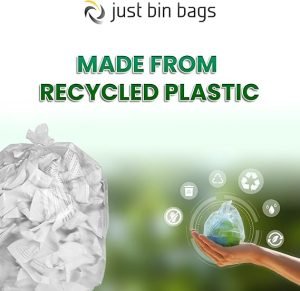 Clear Bin Bags Heavy Duty | Diamond | 130 Gauge, 32.50 Micron - Image 7
