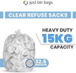 Clear Bin Bags Heavy Duty | Diamond | 130 Gauge, 32.50 Micron - Image 4