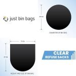 Clear Bin Bags Heavy Duty | Diamond | 130 Gauge, 32.50 Micron - Image 2