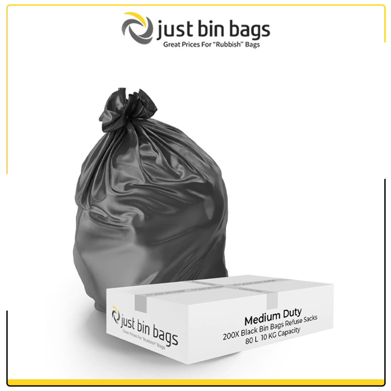 Medium-Duty-Bin-Bags-–-Peridot,-100-Gauge,-25-Micron Medium Duty Bin Bags - Peridot, 100 Gauge, 25 Micron - Image 1