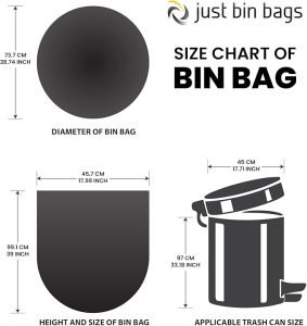 Medium Duty Bin Bags - Peridot, 100 Gauge, 25 Micron - Image 3