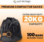 Black Compactor Sacks 200 gauge - Extra Heavy Duty, 50 Micron - Image 4