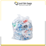 Clear Bin Bags Light Duty - GLASS - 88 Gauge, 22 Micron
