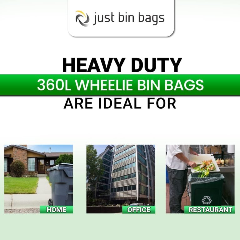 360L Clear Wheelie Bin Liners - Case Of 100 - 120 Gauge - Image 4