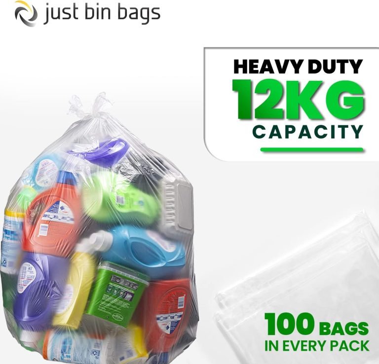 360L Clear Wheelie Bin Liners - Case Of 100 - 120 Gauge - Image 3