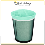 Green Square Bin Liner - 15x24x24 inches - 20mu - 500 per case