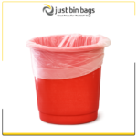 Clear Square Bin Liner H/D, 500 per Box, 20 Micron 15x24x24
