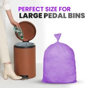 Purple Bin Bags Medium Duty, 100 Gauge, 25 Micron - Image 4