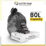Heavy Duty Bin Bags, Opal On Rolls - 140 Gauge - 32.5 Micron, 18 X 29 X 34