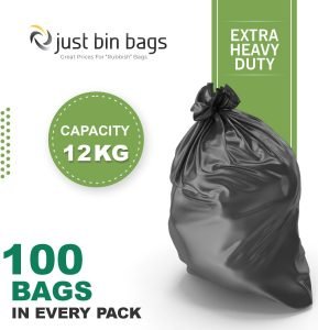360L Black Wheelie Bin Liners - Case Of 100 - 120 Gauge - Image 5